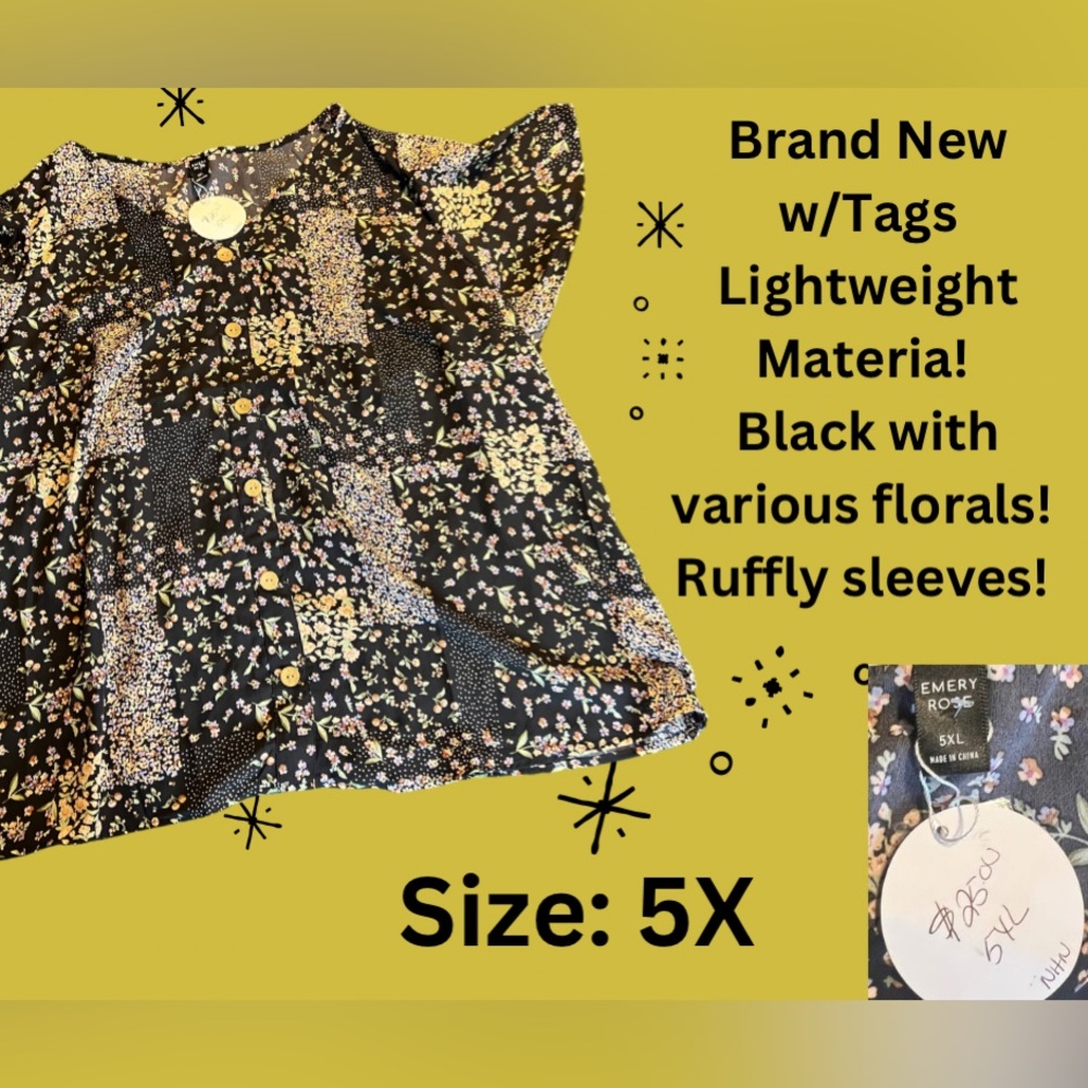 Brand New Size 5XL Top!
